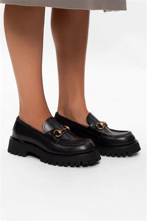 gucci loafers women's|gucci platform loafers women.